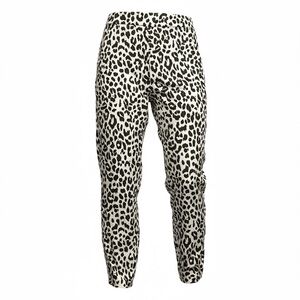 J.Crew Linen Leopard Print Pants Size 4 Tall Relaxed Lightweight Animal Print